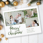 vrolijk kerstfeest! 3- Foto Feestdagenkaart<br><div class="desc">vrolijk kerstfeest! Klantspecifiek, 3- foto vakantie briefkaart.</div>