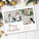vrolijk kerstfeest! 3 - Foto Feestdagenkaart<br><div class="desc">vrolijk kerstfeest! Klantspecifiek, 3- foto vakantie briefkaart.</div>