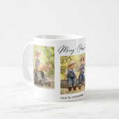 Vrolijk kerstfeest 3 Fotocollage Mok koffie (Voorkant links)