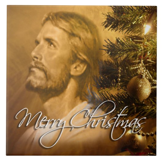 Vrolijk kerstfeest 3 teile tegeltje (Voorkant)