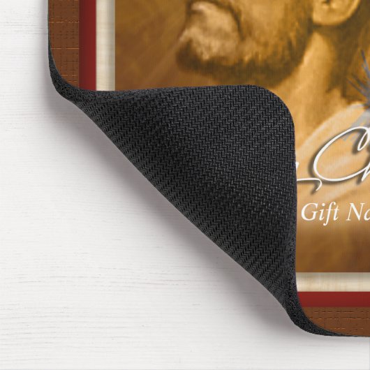 Vrolijk kerstfeest 3A Mousepad Muismat (Hoek)