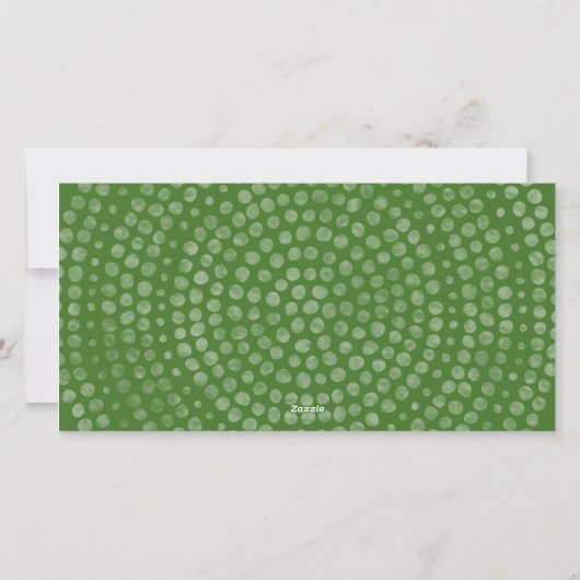 Vrolijk kerstfeest 4 fotocollage - kan groen bewer feestdagenkaart (Achterkant)