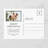 Vrolijk kerstfeest 5 foto feestdagenkaart (Achterkant)