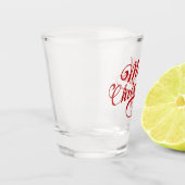 Vrolijk kerstfeest 5 shot glas (Links)