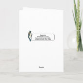 Vrolijk kerstfeest, 5x7 Wenskaart Kaart (Achterkant)