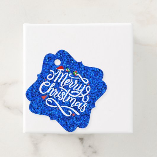 Vrolijk kerstfeest-61039 bedankjes labels (In situ)