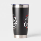 Vrolijk kerstfeest-61039 geïsoleerde drinkbeker (Rechts)