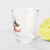 Vrolijk kerstfeest 6 shot glas (Rechts)