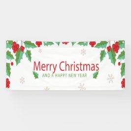 Vrolijk kerstfeest 6 spandoek