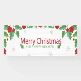 Vrolijk kerstfeest 6 spandoek