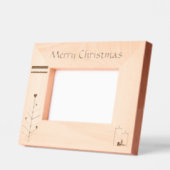 "Vrolijk kerstfeest" (6" x 4") Gegraveerde Lijstjes (Links)