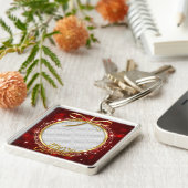 Vrolijk kerstfeest 76 opties sleutelhanger (Zijkant)