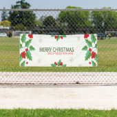 Vrolijk kerstfeest 7 spandoek (Insitu)