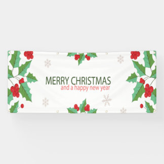 Vrolijk kerstfeest 7 spandoek