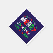 Vrolijk kerstfeest-85923 servet (Hoek)