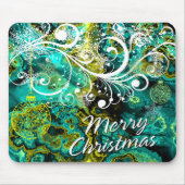 Vrolijk kerstfeest 8 Mousepad Muismat (Voorkant)