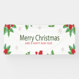 Vrolijk kerstfeest 8 spandoek