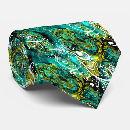 Vrolijk kerstfeest 8 Stropdas (Opgerold)