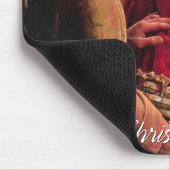 Vrolijk kerstfeest A1 Mousepad Muismat (Hoek)