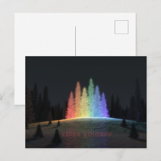 Vrolijk kerstfeest aan alle kerst Kaart (Voorkant / Achterkant)