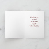 **VROLIJK KERSTFEEST** AAN MIJN VROUW MET "LIEFDE" KAART (Binnen)