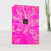 Vrolijk kerstfeest Aangepast Modern  Cute Cous Feestdagen Kaart (Achterkant)