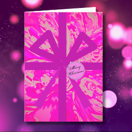 Vrolijk kerstfeest Aangepast Modern Cute Cous Feestdagen Kaart