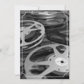 Vrolijk kerstfeest Aangepaste filmlezers uitnodige Kaart (Achterkant)