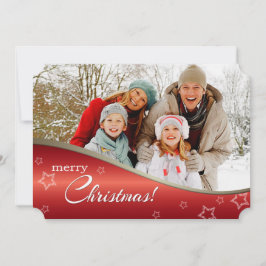 Vrolijk kerstfeest. Aangepaste foto Feestdagenkaart
