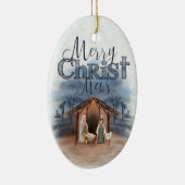 Vrolijk kerstfeest — Aangepaste foto / jaar Keramisch Ornament (Rechts)