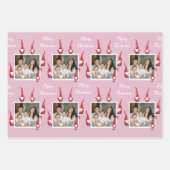 Vrolijk kerstfeest aangepaste foto met grappige ka inpakpapier vel (Voorkant 3)