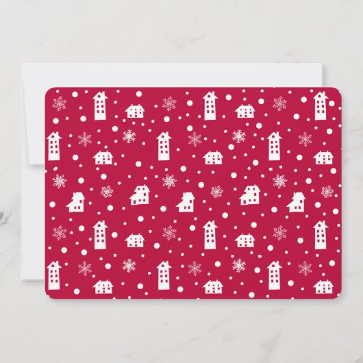 Vrolijk kerstfeest. Aangepaste kerstfotokaarten Feestdagenkaart (Achterkant)