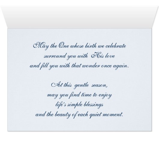 Vrolijk kerstfeest. Aanpassing van de Kaart Magi C (Binenzijde Horizontaal (Onderkant))