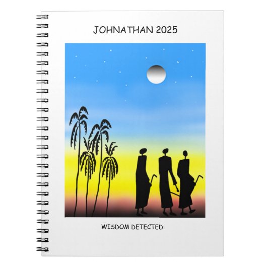Vrolijk kerstfeest, Afrikaanse kunst Notitieboek (Voorkant)