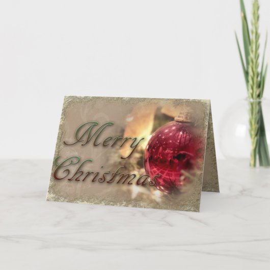 vrolijk kerstfeest algemene zakelijke kaarten orna (Voorkant)