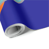 Vrolijk Kerstfeest Alien Santa Scifi Cadeaupapier (Rol Hoek)