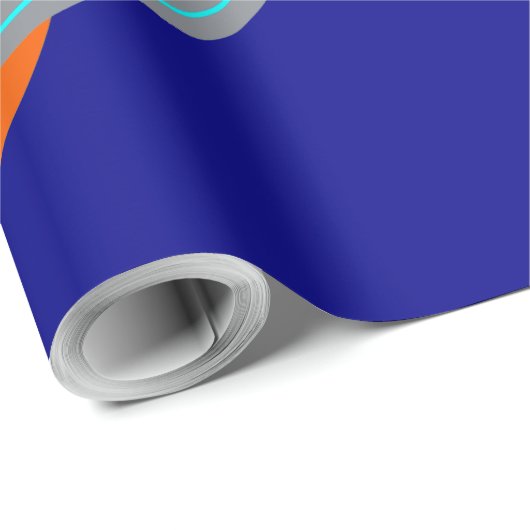 Vrolijk Kerstfeest Alien Santa Scifi Cadeaupapier (Rol Hoek)