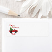 Vrolijk kerstfeest Alle Adresetiketten Etiket (Insitu)