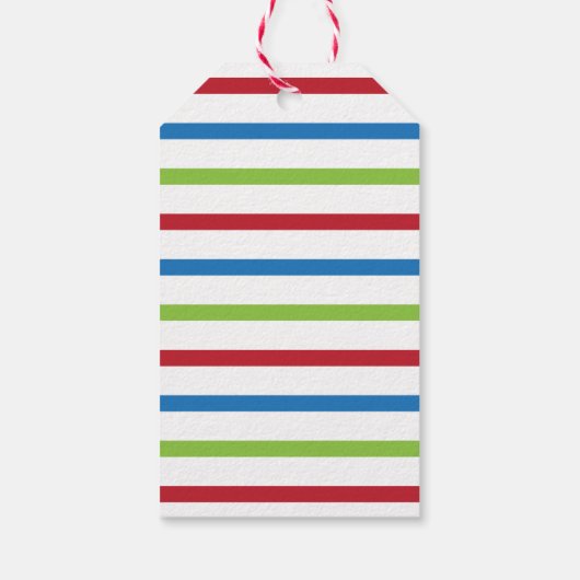 Vrolijk kerstfeest Alle gepersonaliseerde cadeauLa Cadeaulabel (Achterkant)