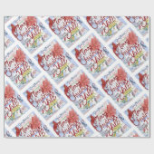 Vrolijk kerstfeest Alle - Mississipi art Cadeaupapier (Vlak)