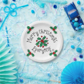 Vrolijk kerstfeest Alle papieren Borden Papieren Bordje (Feest)