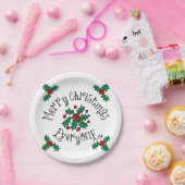 Vrolijk kerstfeest Alle papieren Borden Papieren Bordje (Feest)