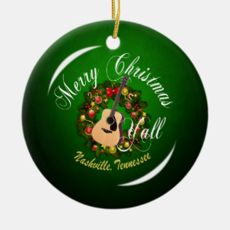 Vrolijk kerstfeest allemaal uit Nashville Ornament