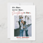 Vrolijk kerstfeest | Alles is een mooie feestdag Feestdagenkaart (Voorkant)