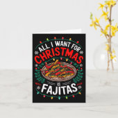 Vrolijk kerstfeest Alles wat ik wil voor kerst Faj Kaart (Gele Bloem)