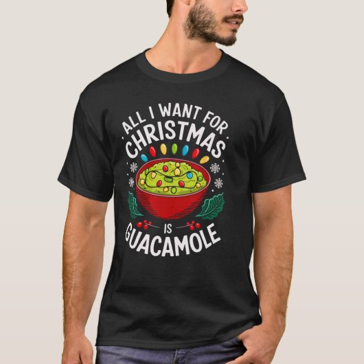 Vrolijk kerstfeest Alles wat ik wil voor kerst Gua T-shirt (Voorkant)