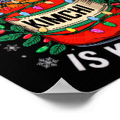 Vrolijk kerstfeest Alles wat ik wil voor kerst Kim Poster (Hoek)