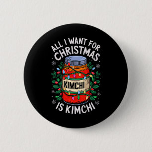 Vrolijk kerstfeest Alles wat ik wil voor kerst Kim Ronde Button 5,7 Cm