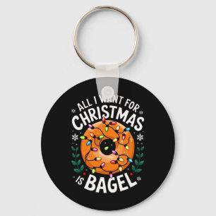 Vrolijk kerstfeest Alles wat ik wil voor kerstbage Sleutelhanger
