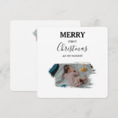 Vrolijk kerstfeest als foto's van mijn mama 2 Baby (Voorkant / Achterkant)